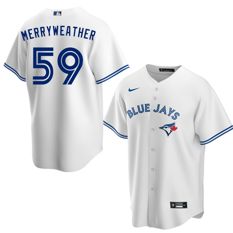 Nike Men #59 Julian Merryweather Toronto Blue Jays Baseball Jerseys Sale-White